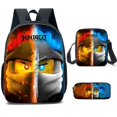 thumbnail image 1 of Ninjago Backpack Ninjago Student Schoolbag Cartoon Anime Backpack Shoulder Bag Pencil Bag, 1 of 2