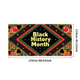 thumbnail image 5 of Black History Month Colorful Celebration Banner African Heritage Event Backdrop Vibrant Background Culture Decorations Festival Party Display, 5 of 7
