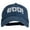 Navy, variant on Halloween Boo Sign Embroidered Washed Cap - Stone OSFM