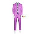 thumbnail image 3 of Jojo Kira Yoshikage Cosplay disfraz de Anime aventura Yoshikage Kira Traje púrpura Cosplay uniforme disfraz peluca trajes, 3 of 5