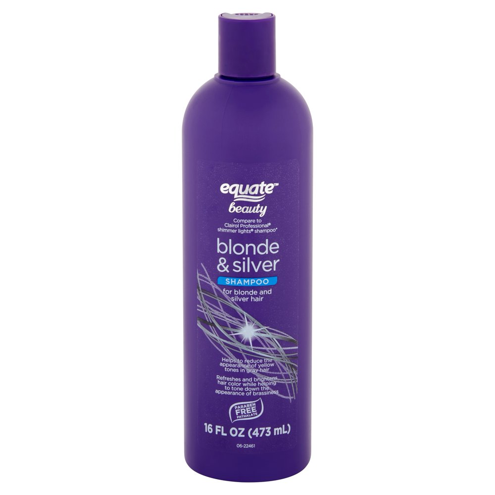 Equate Beauty Blonde & Silver Shampoo, 16 fl oz