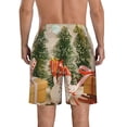thumbnail image 3 of Naloa Holiday Christmas Stars Men's Beach Shorts, Surfing shorts, Swim trunks, Quick Dry Swim Trunks for Surfing Beach Fun - X-Large, 3 of 9