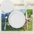 thumbnail image 3 of Ambesonne Rustic Place Mats Set of 4, Alps Village Small Town, Standard Size, Multicolor, 3 of 6