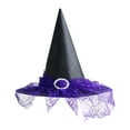 thumbnail image 4 of Sombrero de de Halloween, sombrero para adultos, accesorios para fotos de adultos, sombrero de personaje puntiagudo, sombrero de para Púrpura Yinane sombrero de halloween, 4 of 7
