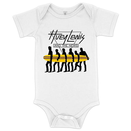

Baby Jersey Huey Lewis and the News Onesie - 80 s Onesie
