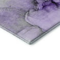 thumbnail image 4 of Addison Rugs Mayfield Washable Transitional Watercolors Purple Rectangle Rug, 3' x 5', 4 of 6