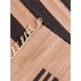 thumbnail image 4 of Rugsotic Carpets Handmade Rugs Hand Woven Kilim Runner 2'6''x10' Cream Charcoal Wool for Indoor Use, 4 of 7