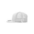 thumbnail image 3 of Decky 5010 Youth 6 Panel High Profile Structured Cotton Trucker Hat-White, 3 of 6