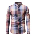 thumbnail image 1 of Camisa Casual Con Botones A Cuadros Para Hombre, 1 of 8