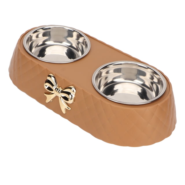 Cuencos Dobles Para Comida Para Perros, Cuencos De Agua Y Comida Para Perros De Acero Inoxidable Con Alfombrilla Antideslizante, Juego De Cuencos Para Comedero Para Gatos Y