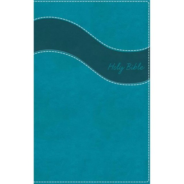 Zondervan 143969 NIV Cadeau Premium Bible Leathersoft Indexé - Impression Confort, Turquoise