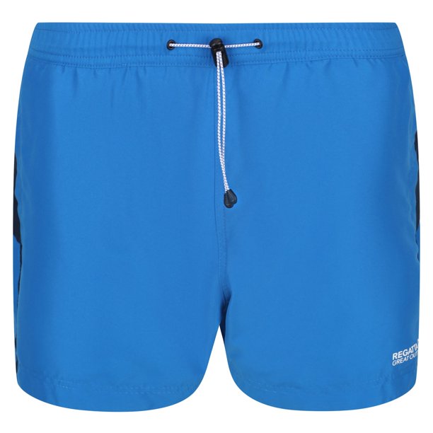 Regatta - Pantalones Cortos Rehere para Hombre (Azul Imperial, Vaquero Luz de Luna)
