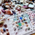 thumbnail image 2 of Acrylic Display Seashell Box Magnetic Multifunctional Transparent Organizers Container for Small Craft Bead/Nail/Jewelry, 2 of 6