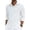 White, variant on Busydd Long Sleeve Shirts for Men Solid Color Vacation Summer Shirts Fashion Button Turndown Collar Men's Shirts M