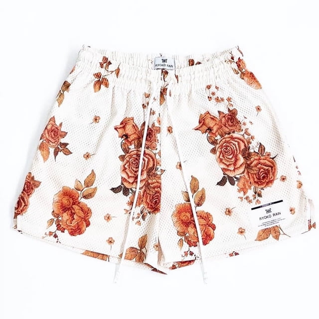 RYOKO pantalones cortos de verano para hombre y mujer, shorts informales a la moda para playa y playa, malla deportiva de secado rápido