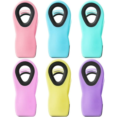 Mr. Pen- Magnetic Bag Clips, 6 Pack, Pastel Colors, Bag Clips, Bag Clips for Food, Magnet Clips, Chip Clips Bag Clips Food Clips, Chip Bag Clip, Clips for Food Packages, Clips for Fridge