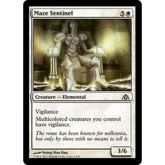 MtG Dragon's Maze Common Maze Sentinel (Foil) #4