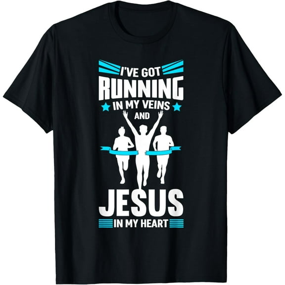 t-shirt Marathon Runner Costume Running Jesus Quotes Marathoner T-Shirt mens,black,women,funny,journey,Crew Neck, Short Sleeve,custom clothing patterns.gift