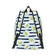 thumbnail image 3 of Daiia Daisy Striped Nautical Vintage Canvas Backpack for Men and Women ,Hiking Backpack,Travel Laptop Bag for School,Large Capacity Backpack, 3 of 8