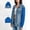 Blue-jean coat, variant on Women's Casual Denim Jacket Button Down Lapel Long Sleeve Jean Coat with Multi Pockets, Loose Fit Outerwear for Women S-2XL Light Blue