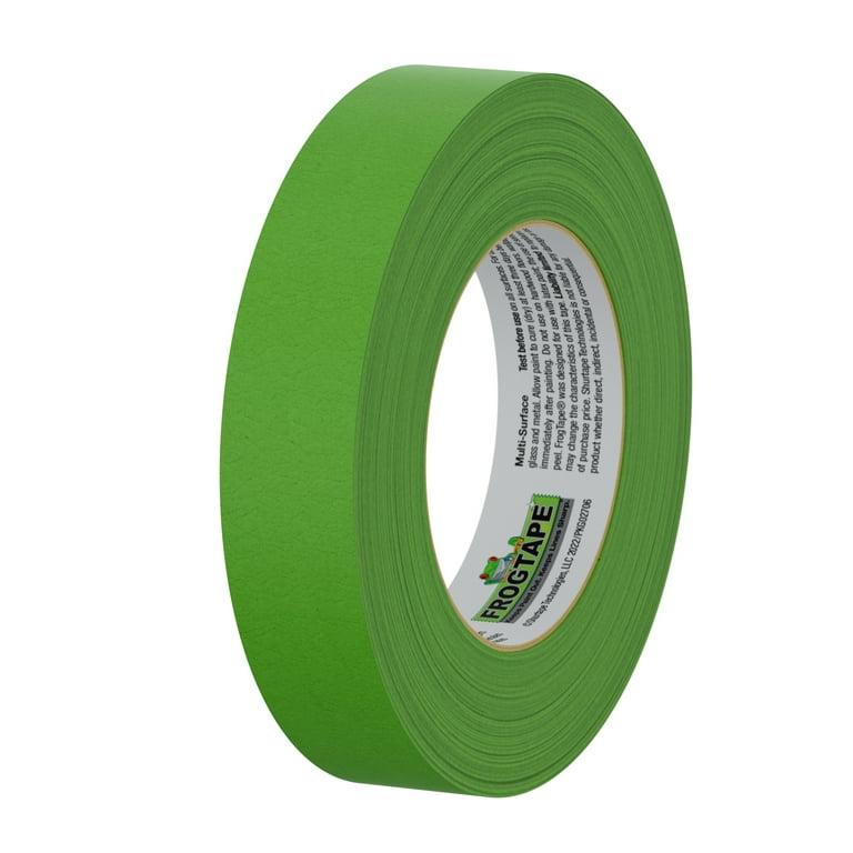 KREFINISH Masking Tape General Purpose, Multi-Function White Masking Tape,  0.7 Inches x 60 Yards x 6 Rolls Multi-Surface Painters Tape, Perfect for