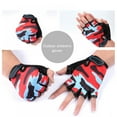 thumbnail image 3 of [Big Save!] Children Kids Half Finger Gloves Anti Slip Breathable Moisture Wicking for Outdoor Cycling Sportswear, 3 of 8