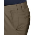 thumbnail image 5 of Oak Hill by DXL Men's Big and Tall Waist-Relaxer Pleated Microfiber Pants- New & Improved Fit, Dark Taupe, 52W X 32L, 5 of 8