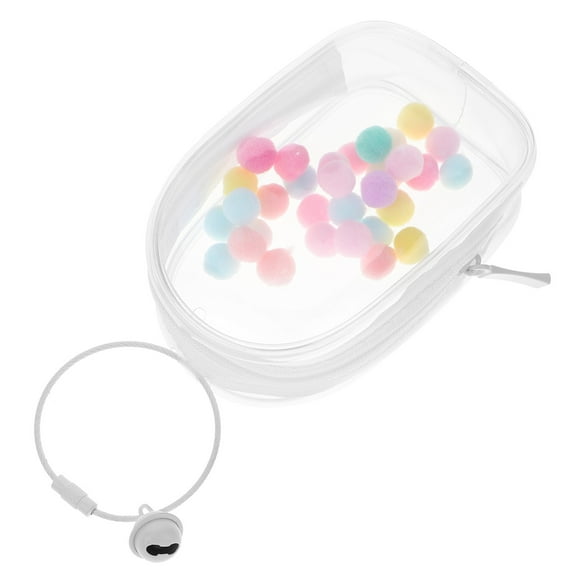 LOLIPPYY Doll Storage Organizer with Clear Plastic Bag for Displaying 1Set