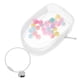 thumbnail image 2 of Bolsa transparente para exhibición de figuras con anillo y campana Vitrina de muñecas de PVC de alta transparencia con cremallera para exhibir o almacenar minifiguras de muñecas, 2 of 6