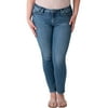 Silver Jeans Co. Women's Plus Size Most Wanted Mid Rise Skinny Jeans