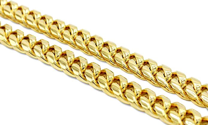 6pcs Necklace Set for Men，Emo Cuban Link Chain Egirl Cross Lock