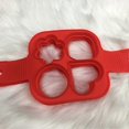 thumbnail image 4 of 4-cavity Non-stick Pancake Mold Flexible Premium Material Pancake Mold For Kitchen Family Cooking, 4 of 4