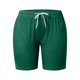 thumbnail image 3 of MKLEKYY Pantalones Cortos Para Correr Para Mujer, Con Cordón Ajustable, Cintura De Color, Cómodos, Elásticos, Lisos, Pantalones Casuales Con Bolsillo Para Mujer, 3 of 4
