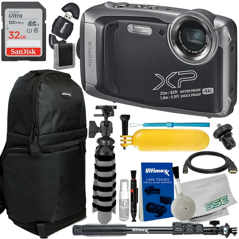 FUJIFILM FinePix XP140 Waterproof Digital Camera (Dark FUJIFILM FinePix XP140 Waterproof Digital Camera (Dark