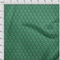 thumbnail image 4 of oneOone Rayon Green Fabric Kalamkari Sewing Material Print Fabric By The Yard 56 Inch Wide, 4 of 5