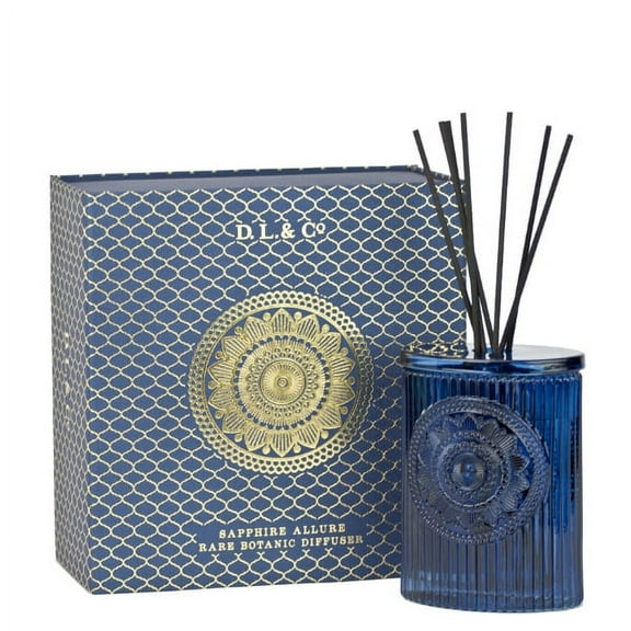 D.L. & Co. Signature Sapphire Allure Oval Diffuser 6.7oz