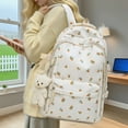 thumbnail image 3 of Floral Backpack For Girls Lightweight Travel Daypack Cute Rucksack Large Capacity School Bag, 3 of 3
