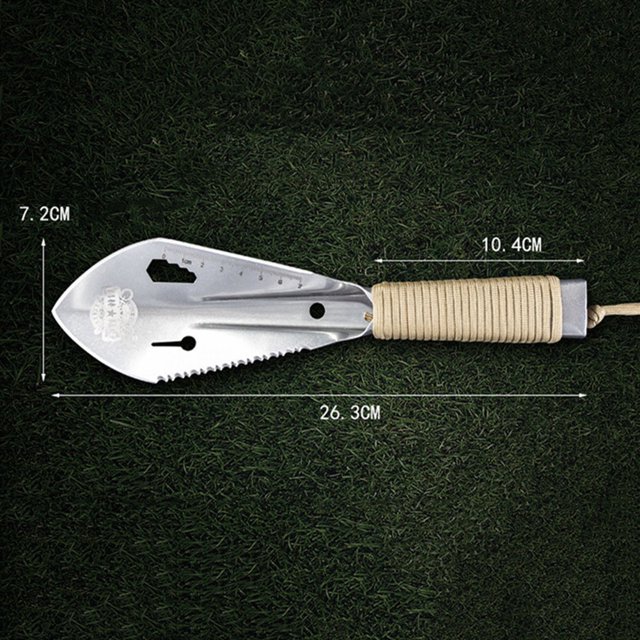 Cuchillo de regla de diente de sierra de plantación de pala de jardín multiusos portátil Likrtyny Para estrenar