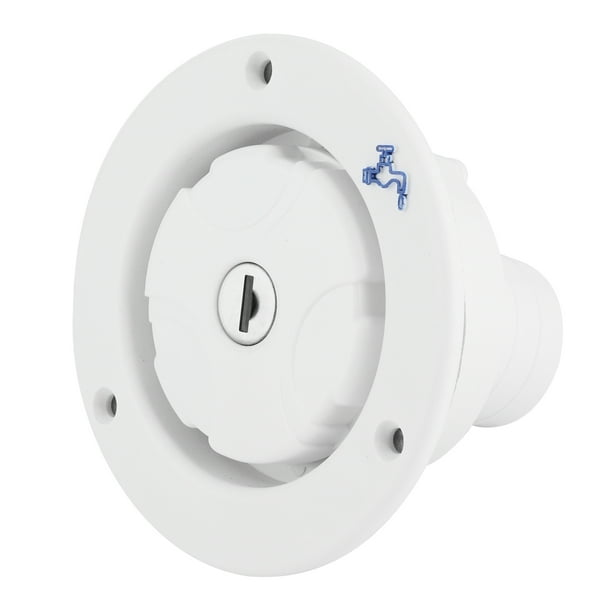 RV Water Locking , Boat Water Fill, Marine Round Water Inlet Fill Lock ...