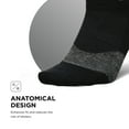 thumbnail image 4 of Feetures Elite Ultra Light Cushion Ankle Socks - Sport Sock with Targeted Compression - New Black, S (3 Pair), 4 of 8
