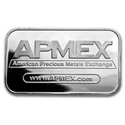 1 oz Silver Bar - APMEX (Eagle Design)