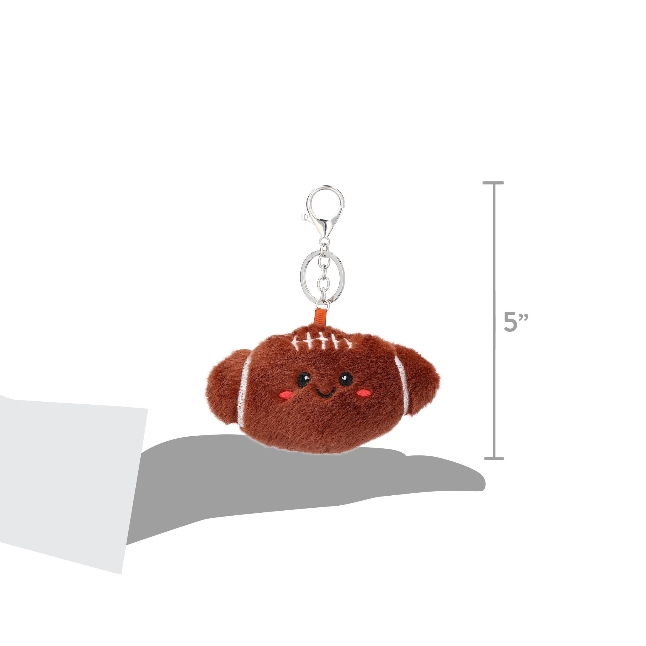 Pen+Gear Plush Football Bag Charm for Sports Fans