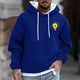 thumbnail image 1 of Dolkfu Sudadera con capucha para hombres, sudadera de manga larga estampada, camiseta deportiva con cordón para hombres XXL, 1 of 5