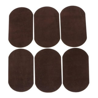 Elbow Patches for Sweaters, 2-Pcs Sew-On Fabric Jacket Patches Suede Fabric  Knee Patch Repair Crafts for Shirts Jackets Trousers Brown