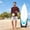 Brown, variant on Eltusu Men's Sun Protection T-Shirts, Long Sleeve Crewneck Quick Dry Summer Rush Guard Tops Light Blue Size 5XL
