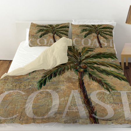 Manual Woodworkers & Weavers Coastal Palm Postcard Duvet Cover