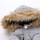 thumbnail image 5 of Chaqueta para perro Gloria con capucha a prueba de frío gris Talla M, 5 of 9