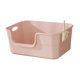 thumbnail image 4 of Caja de arena para gatos Extra grande, cómoda de transporte, inodoro para gatitos, bandeja de arena portátil para gatos, caja de arena para inodoro, 4 of 9