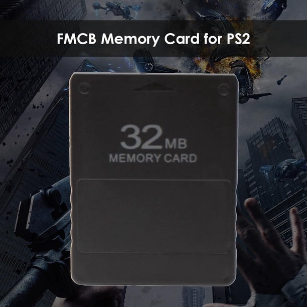Tarjeta De Memoria M2 FMCB Extended Card Save Game Data Tarjetas de memoria para consolas PS2 (32 MB)