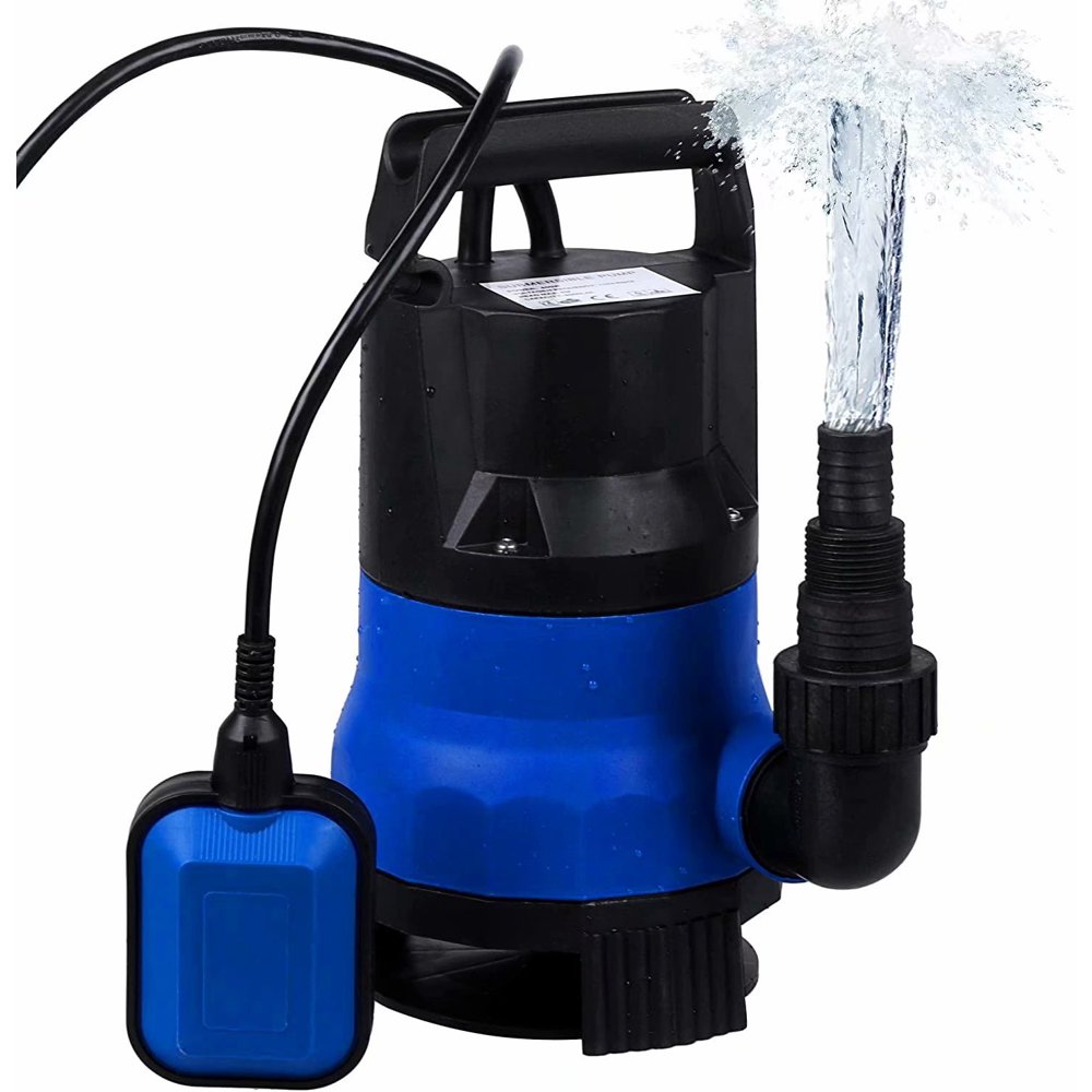 SKONYON Sump Pump Dirty Water Submersible 1HP 750W Transfer Pump for